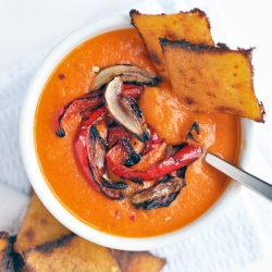 Roasted Red Pepper and Onion Soup - Recipe photo by includingcake