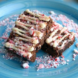 Peppermint Bark Brownies - Recipe photo by Jesicakes