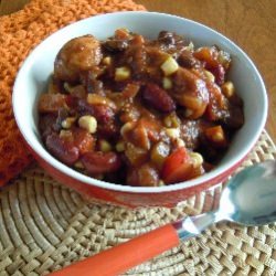 Cremini Mushroom Chili - Recipe photo by Vegan In The Freezer