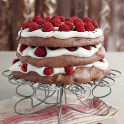 Chocolate Raspberry Pavlova - Recipe photo by kupenska