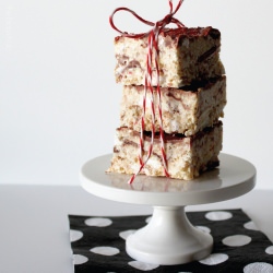 Peppermint Bark Krispies - Recipe photo by TheBrassHalo