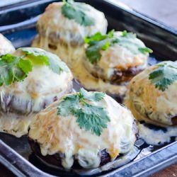 Stuffed Portobello Mushrooms - Recipe photo by mywaytocook.com