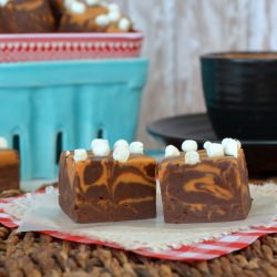 Caramel Hot Chocolate Fudge - Recipe photo by BruCrewLife