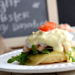 Lighter Lobster Eggs Benedict - Recipe photo by claireg