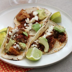 Smoky Pork Tinga Tacos - Recipe photo by mrsregueiro