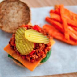 Lentil Sloppy Joes - Recipe photo by IMPROVkitchen