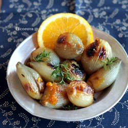Scalogni Glassati All'arancia - Recipe photo by ficoeuva