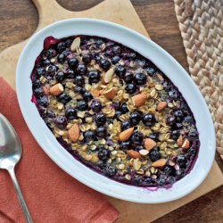Blueberry Almond Baked Oatmeal - Recipe photo by Bob Vivant