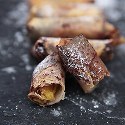 Banana & Nutella Eggrolls - Recipe photo by Le Zoe Musings