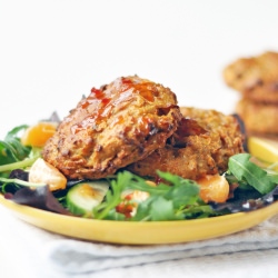 Sweet Potato and Peanut Rostis - Recipe photo by includingcake