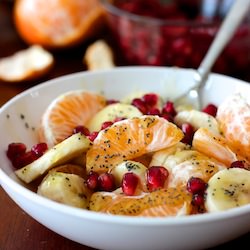 Fruit With Lemon Poppyseed Dressing - Recipe photo by WholeLifestyleNutrition
