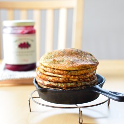 Spinach Pancakes - Recipe photo by ScandiFoodie