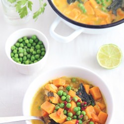 Curried Soup of Sweet Potato - Recipe photo by Blog cu Legume