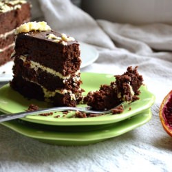 Chocolate & Blood Orange Cake - Recipe photo by susaneatslondon