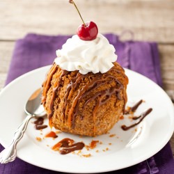 Cheaters Fried Ice Cream - Recipe photo by cooking classy