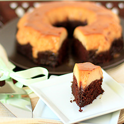 Chocoflan Cake /Chocolate Flan Cake - Recipe photo by swapnaz