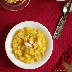 Microwave Sweetcorn Pudding/Halwa - Recipe photo by lubnakarim06