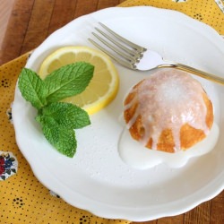 Glazed Lemon Cakes - Recipe photo by OnSuttonPlace