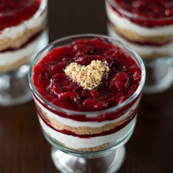 Mini Berry Cheesecake Trifles - Recipe photo by areal-lifehousewife