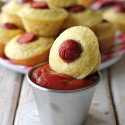 Corn Dog Mini Muffins - Recipe photo by damndelicious