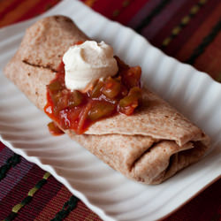 Thai Chicken Burritto - Recipe photo by PressureCookingToday
