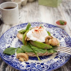 Poached Duck Eggs - Recipe photo by Camera and Clementine