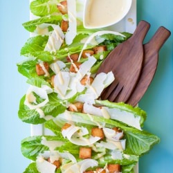 Classic Caesar Salad - Recipe photo by The Food Fox
