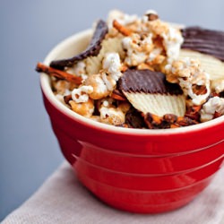 Salty + Sweet Snack Mix - Recipe photo by IMPROVkitchen