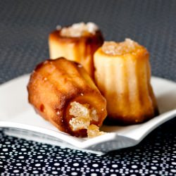 Ginger Mochi Cannelés - Recipe photo by hungryrabbitnyc