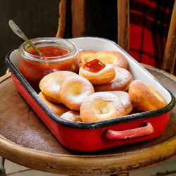 Ribboned Carnival Donuts - Recipe photo by starvingchef