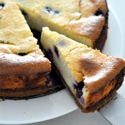 Baked Blueberry Cheesecake - Recipe photo by droolfactor