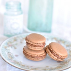 Chocolate French Macarons - Recipe photo by Town-and-Country-Living