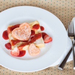Valentines French Toast - Recipe photo by The art of sweet