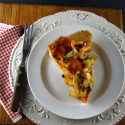 Hawaiian Pizza with Smoked Sausage - Recipe photo by missinthekitchen