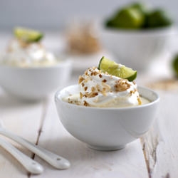 Mini Key Lime Coconut Cheesecakes - Recipe photo by Jelly Toast