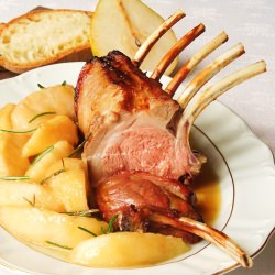 Rack of Lamb with Honey Pears - Recipe photo by Ritroviamoci in Cucina