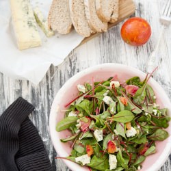 Blood Orange and Stilton Salad - Recipe photo by Camera and Clementine