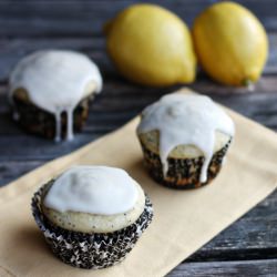 Glazed Lemon Poppy Seed Muffins - Recipe photo by noyomoco