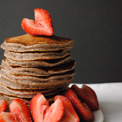 Strawberry Pancakes - Recipe photo by GarlicGirl