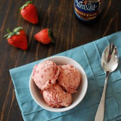 Strawberry and Beer Sorbet - Recipe photo by beantownbaker