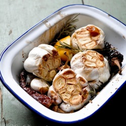 Roasted Garlic - Recipe photo by Asha@FSK