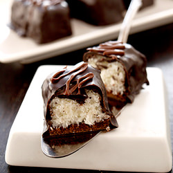 Bounty Cake Petit Fours - Recipe photo by bucatarmaniac