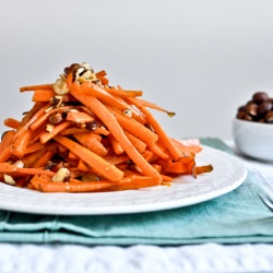 Toasted Hazelnut & Carrot Stir-Fry - Recipe photo by Relish.com
