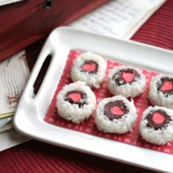 Cherry Chocolate "Sushi" - Recipe photo by tunenfork