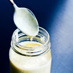 Bourbon Vanilla Bean Creme Anglaise - Recipe photo by IMPROVkitchen