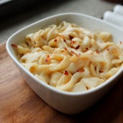 Vegan Fettuccine Alfredo - Recipe photo by mollyeatsseitan