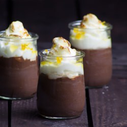 Chocolate Custard Meringue Orange - Recipe photo by Las Cosas de Cosima