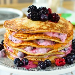 Pancake Tower - Recipe photo by ScandiFoodie