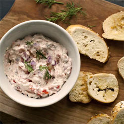 Easy Smoked Salmon Dip - Recipe photo by FoodFanatical
