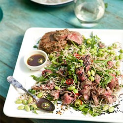 Japanese Style Beef Salad - Recipe photo by Blah Blah Magazine